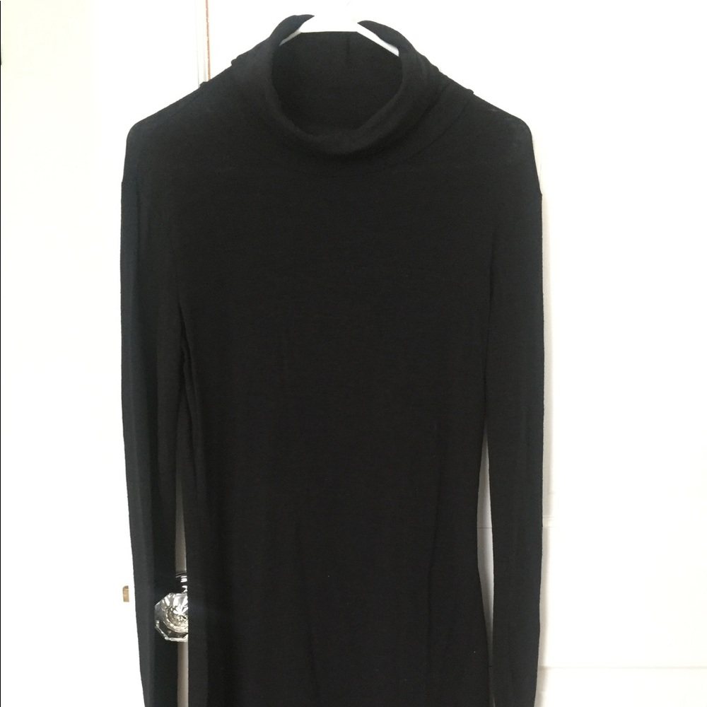 DVF black Turtleneck dress size S